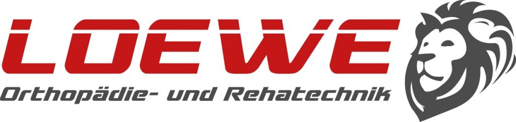 Das Logo der Orthopädie- und Rehatechnik-Firma Loewe aus Schwerin.