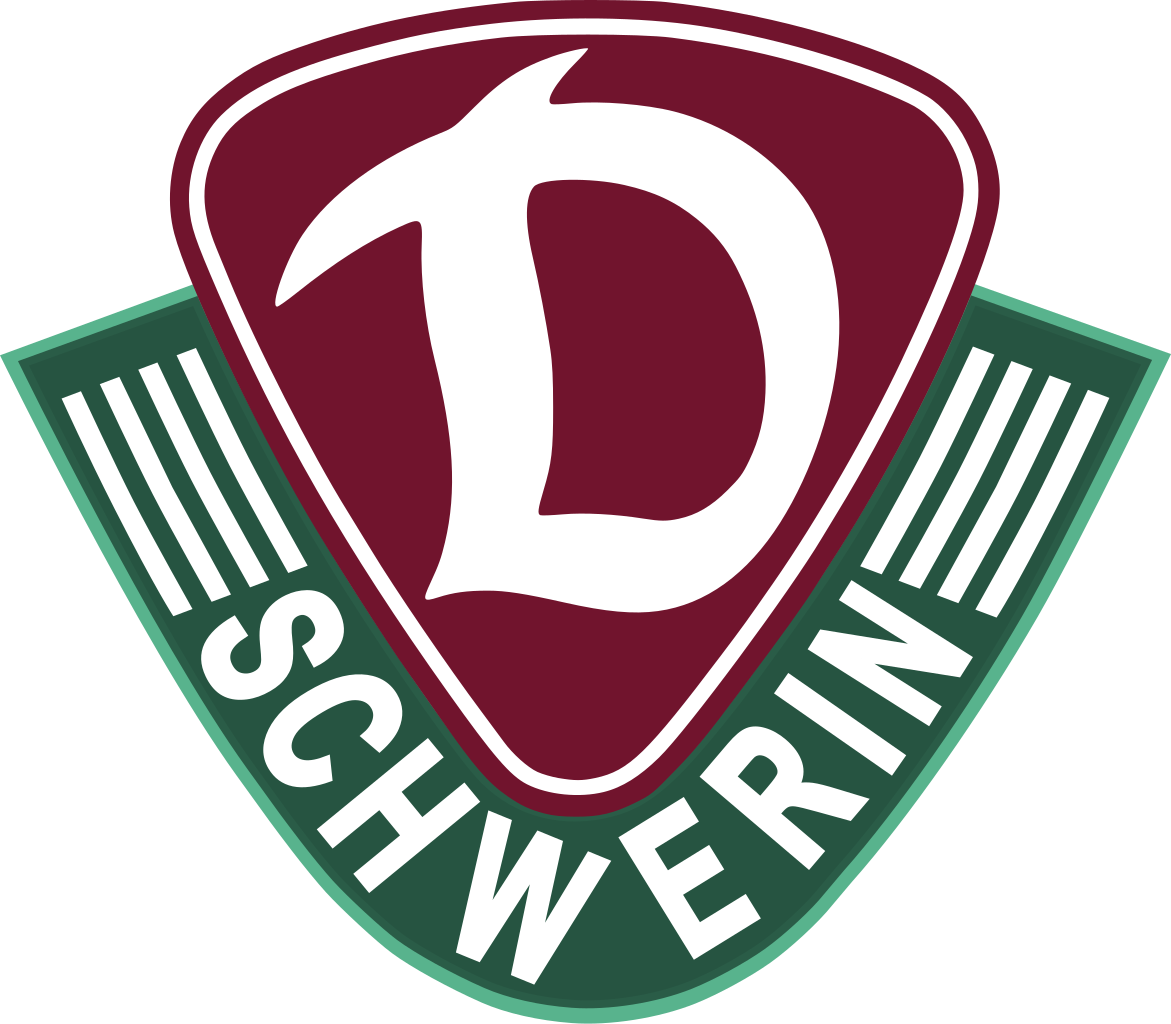 Das Logo der SG Dynamo Schwerin, welches von 1953 bis 1990 für den Verein verwendet wurde.